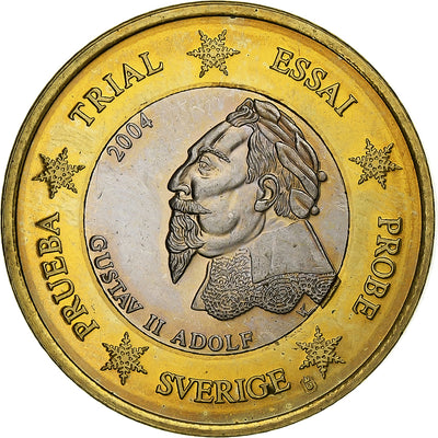 Suède, 
            
               1 Euro, 
            
               unofficial private coin