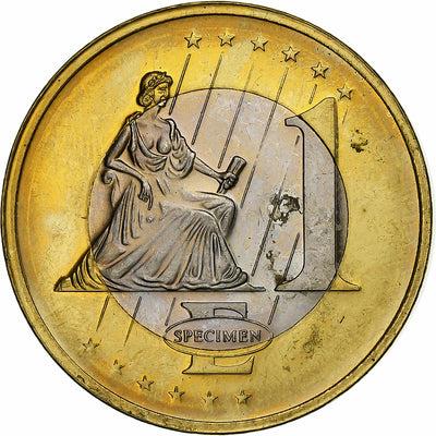 Suède, 
            
               1 Euro, 
            
               unofficial private coin