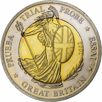 Grande-Bretagne, 
            
               2 Euro, 
            
               unofficial private coin