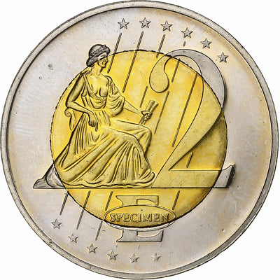 Grande-Bretagne, 
            
               2 Euro, 
            
               unofficial private coin