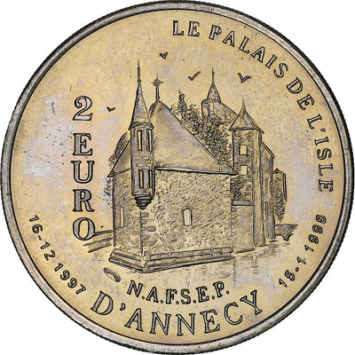 France, 
            
               2 Euro, 
            
               Annecy - Claude Berthollet