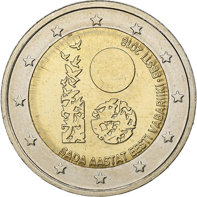 Estonie, 
            
               2 Euro, 
            
               2018