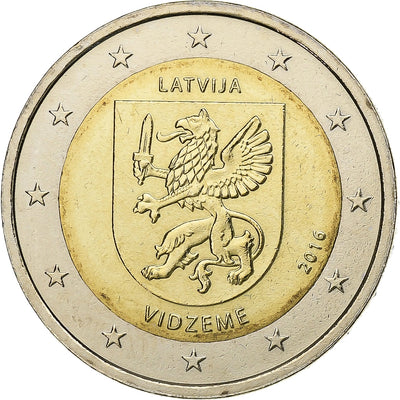 Lettonie, 
            
               2 Euro, 
            
               2016