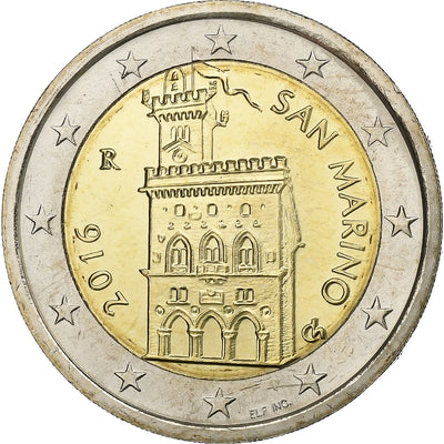 Saint Marin , 
            
               2 Euro, 
            
               2016