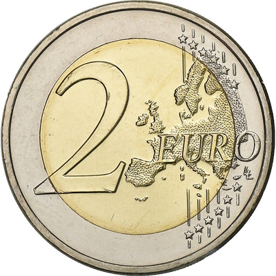 Malte, 
            
               2 Euro, 
            
               100ème anniversaire du 1er Vol