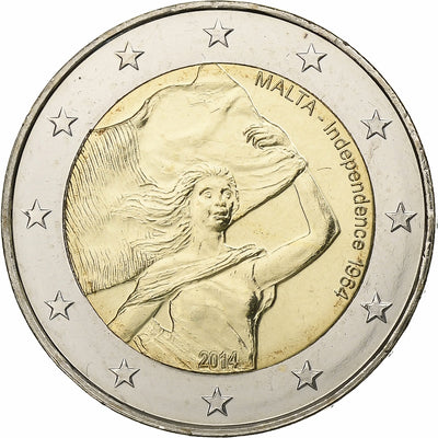 Malte, 
            
               2 Euro, 
            
               2014