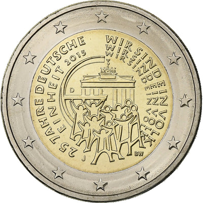 Allemagne, 
            
               2 Euro, 
            
               25 years