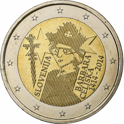 Slovénie, 
            
               2 Euro, 
            
               2014