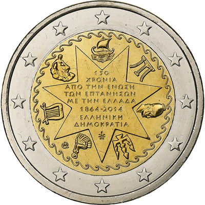 Grèce, 
            
               2 Euro, 
            
               2014