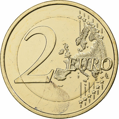 Finlande, 
            
               2 Euro, 
            
               gold-plated coin