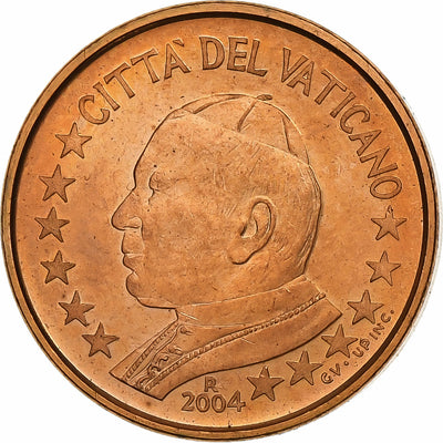 Cité du Vatican, 
            
               John Paul II, 
            
               Euro Cent