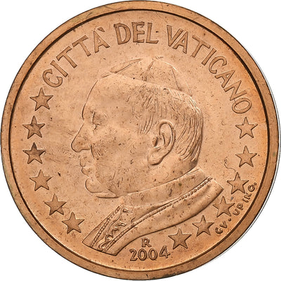 Vatican, 
            
               2 Euro Cent, 
            
               Jean-Paul II