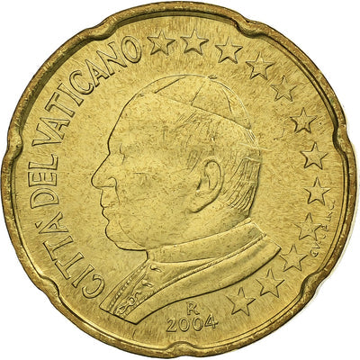 Cité du Vatican, 
            
               John Paul II, 
            
               20 Euro Cent