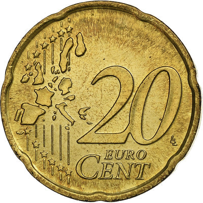 Cité du Vatican, 
            
               John Paul II, 
            
               20 Euro Cent