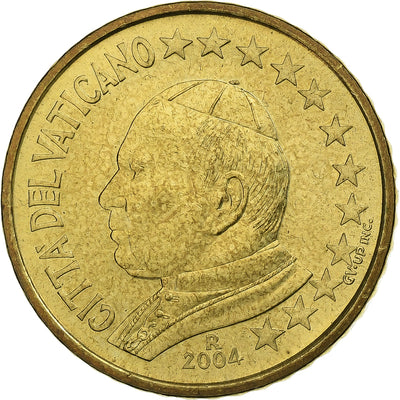 Cité du Vatican, 
            
               John Paul II, 
            
               50 Euro Cent