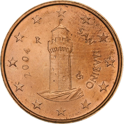 Saint Marin , 
            
               Euro Cent, 
            
               2004