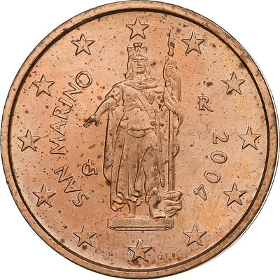 Saint Marin , 
            
               2 Euro Cent, 
            
               2004