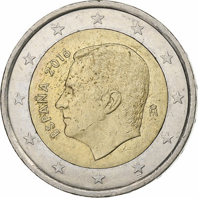 Espagne, 
            
               2 Euro, 
            
               2016