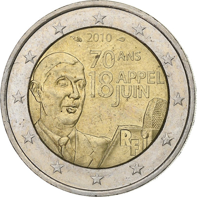 France, 
            
               2 Euro, 
            
               2010