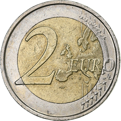 Belgique, 
            
               2 Euro, 
            
               10 ANS DE L'EURO