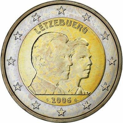 Luxembourg, 
            
               2 Euro, 
            
               Grand Duc Guillaume