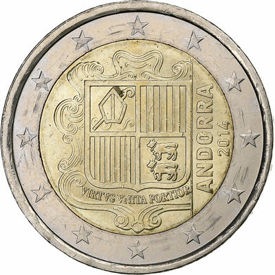 Andorre, 
            
               2 Euro, 
            
               2014