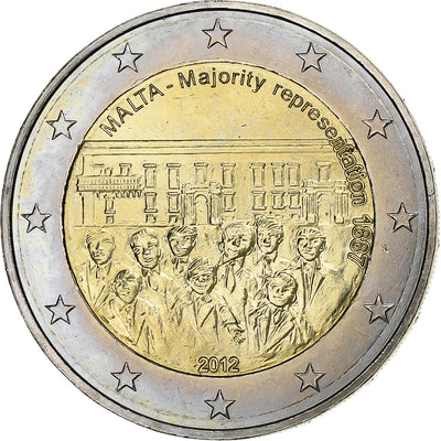 Malte, 
            
               2 Euro, 
            
               2012