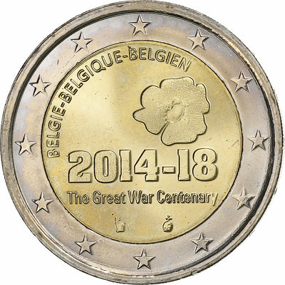 Belgique, 
            
               2 Euro, 
            
               2014