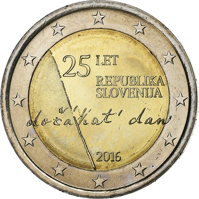 Slovénie, 
            
               2 Euro, 
            
               2016