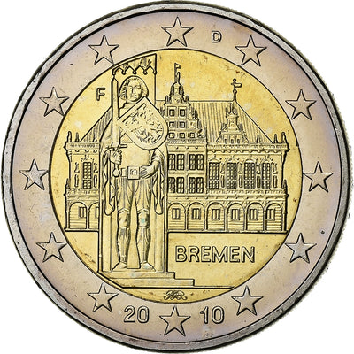 République fédérale allemande, 
            
               2 Euro, 
            
               2010