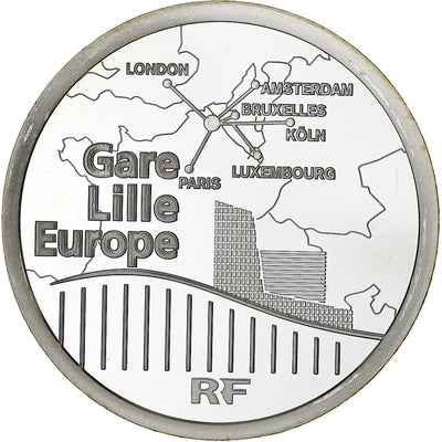 France, 
            
               10 Euro, 
            
               gare Lille Europe TGV