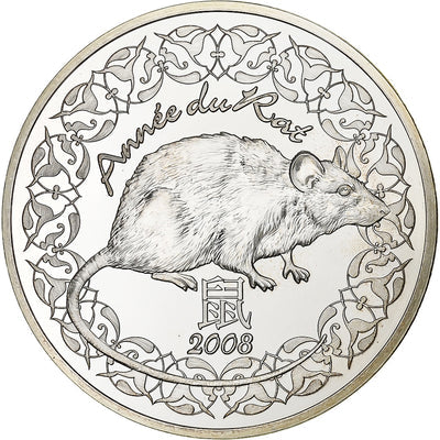 France, 
            
               1/4 Euro, 
            
               année du rat