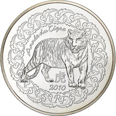 France, 
            
               5 Euro, 
            
               Année du Tigre