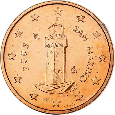 Saint Marin , 
            
               Euro Cent, 
            
               2005