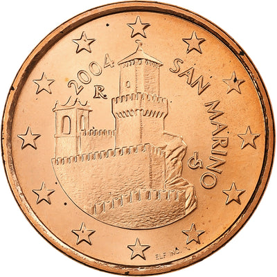 Saint Marin , 
            
               5 Euro Cent, 
            
               2004