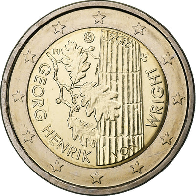 Finlande, 
            
               2 Euro, 
            
               Georg Henrik von Wright