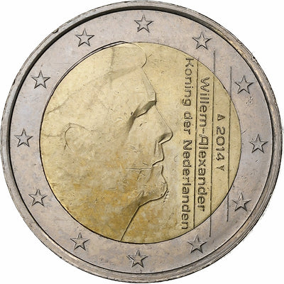 Pays-Bas, 
            
               2 Euro, 
            
               Willem-Alexander 2nd map