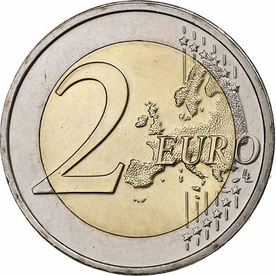 Malte, 
            
               2 Euro, 
            
               Independence in 1964