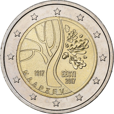 Estonie, 
            
               2 Euro, 
            
               Road to Independence