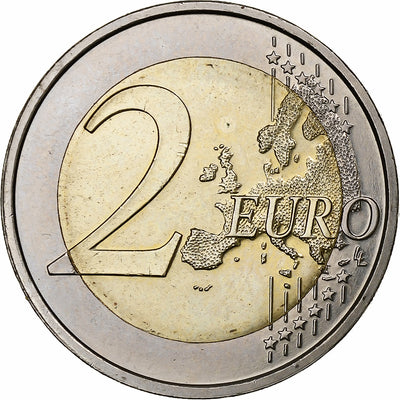 Lettonie, 
            
               2 Euro, 
            
               Riga – European Capital of Culture 2014