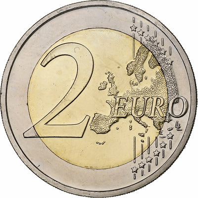 Lettonie, 
            
               2 Euro, 
            
               30 ans   Drapeau européen