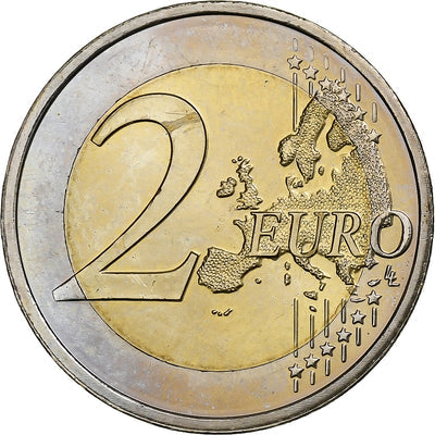 Luxembourg, 
            
               2 Euro, 
            
               Henri I Accession of Charlotte