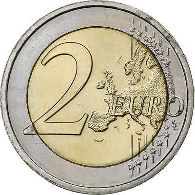 Luxembourg, 
            
               2 Euro, 
            
               30 Years of European Union Flag