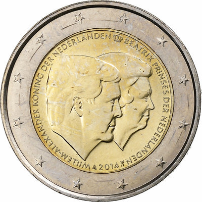 Pays-Bas, 
            
               2 Euro, 
            
               Willem-Alexander Accession