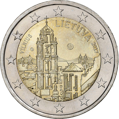 Lituanie, 
            
               2 Euro, 
            
               Vilnius — capital of culture and art