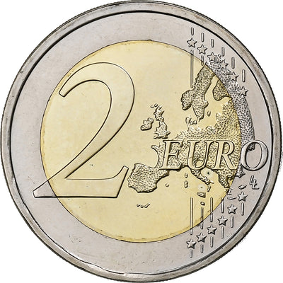 Finlande, 
            
               2 Euro, 
            
               Eino Leino