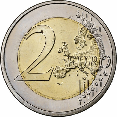 Slovénie, 
            
               2 Euro, 
            
               Primož Trubar