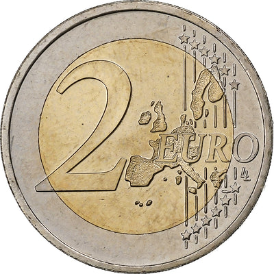 Autriche, 
            
               2 Euro, 
            
               Austrian State Treaty