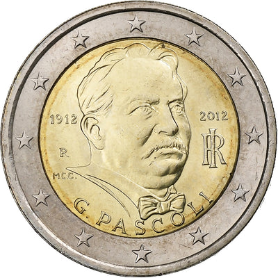 Italie, 
            
               2 Euro, 
            
               Giovanni Pascoli