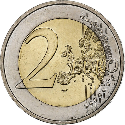 France, 
            
               2 Euro, 
            
               10 Years of EMU